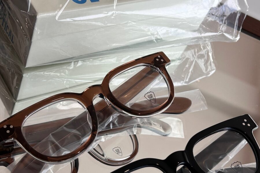 ジュリアスタートオプティカル｜JULIUS TART OPTICAL　FDR  46サイズ　鼻幅22サイズ　Black, Brown Crystal 入荷
